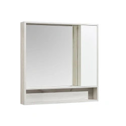 Mirror cabinet Aquaton Fly 100 white, oak Kraft 1A237802FAX101.A237.8.02F.AX1.0