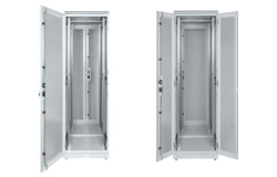 Telecommunication floor standing server cabinet 19", ??-??-?-?2? front door perforated, rear perforated double SSD