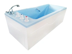 Hydrotherapeutic bathtub "OCCERVILLE", modification - hydro/aeromassage with PDM with chromolamp: PDM/G16/A16/X