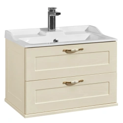 Undermount sink cabinet Aquaton Leon 65 oak beige 1A187001LBPR01.A187.0.01L.BPR.0