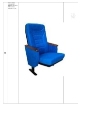 Armchair, "Foton" brand, size: 540*780*1000 mm (W*H*H), seat cushion thickness 140 mm