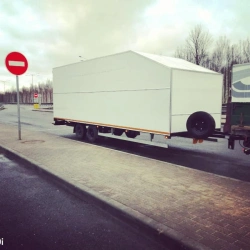 Car trailer 83691G, with air suspension or spring-balanced suspension, with tyres 235/75R17.5 or 215/75R17.
