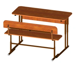 Pupil's desk, with constant parameters