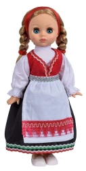 Plastic doll Elia in Norwegian costume 30 cm, B2636