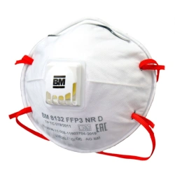 Filtering half-mask for protection against aerosols of the VM trade mark, VM 8100 series: models VM 8132 protection class FFP3 N