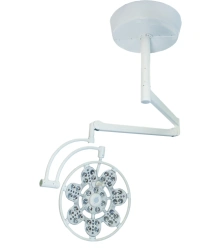 Surgical ceiling luminaire "EMALED 500 LT" single unit adjustable with emergency power supply