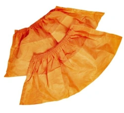 Disposable medical shoe covers made of nonwoven material, laminated according to TU 32.50.50-001-33186646-2017, registration cer