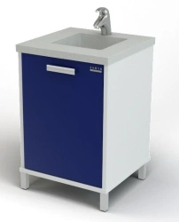 Straight module with sink, 102-002-1 M, 600x600x850