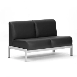 Two-seater office sofa "Bashkir Furniture Factory" brand