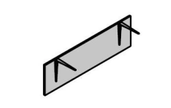 Decorative traverse. Furniture set "Work"