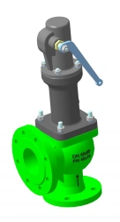 Safety relief valve ASTA series P223 - full lift spring loaded angle relief valve (ASTA - P223 - M - R DN 20x32 PN 40x