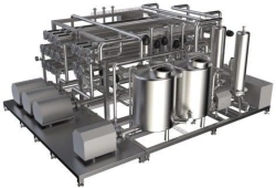 Ultrafiltration unit for whey protein concentration