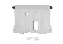 Crankcase + gearbox protection + fixing kit, RIVAL, Aluminium, Renault Duster 2021-, V - 1.3T; 1.5d; 1.6/Renault Arkana 2019-,1.