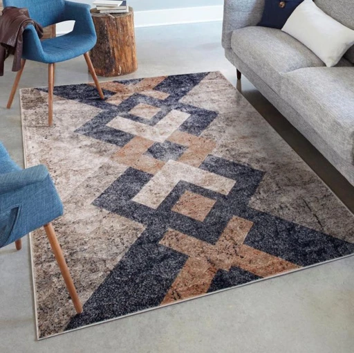 Jacquard Woven Rugs - Machine-Made Double-Pile