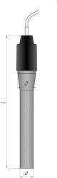 Anodic earthing electrode ELZhK