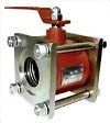 Ball valve, interflanged, full bore complete with flanges and fasteners