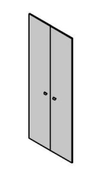 Doors high LDF. Set of furniture "Gamma"