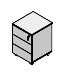 Mobile cabinet. Set of furniture "Rio Base"