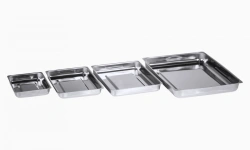 Medical metal rectangular trays LMPu-"Oka-Medik".