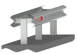 Barrier-type road side restraining road barrier group fences