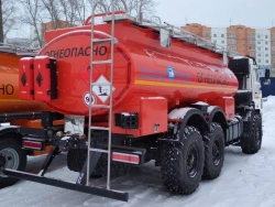 Aerodrome refuelling tanker type 9666R (Modifications 9666R5 on KAMAZ KAMAZ 43118-A5, 43118-50 chassis)