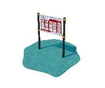 ATM-001 Information stand with description of the norms of tests (tests) of the All-Russian physical culture and sports complex