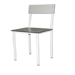 Metal-framed chair, series "ELTI"