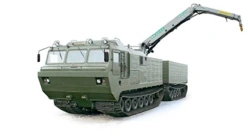 Double-linked crawler snowmobile transporter DT-30PMNK