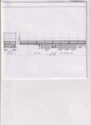 Semitrailer PB-4, type PR4, modification 92296-0000010-02. Axial unit AGOS-4-GT7-00.00.000.