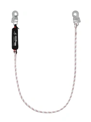 Single non-adjustable rope sling with shock absorber "aB11", item number vnt aB11
