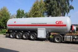Semi-trailer-tanker PPTST4-11, type PPTST4, modification 96443-0000010-01 (without pump). Axial unit AGOS-4-GT7-00.00.000 or o