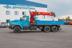 Cargo flatbed truck UST type 5453V6, modifications 5453V6, 5453V6-01, 5453V6-02, 5453V6-03 with CMU IM20, IM25, IM50, IM55, IM77