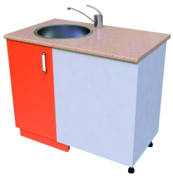 Kitchen table-bench KS-31 (straight sink at 900)