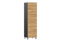 Sherwood LD.281210.000 Crockery cabinet front (set) (Golden Oak/Black )