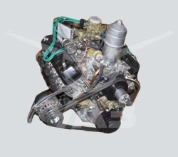 513000100040020 Engine (for car GAZ 66-11, EURO-0, AI-76, 125 hp, 4 ST. gearbox, with crankshaft pulley, HARVEST, COMPRESSOR) 52