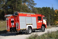 Fire tanker truck ??-(2,0-3,0)-?, type 58812K43265, modification 58812M, on chassis KAMAZ-43265-D5