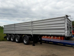 966691 - 2-axle semi-trailer flatbed for transporting various cargoes