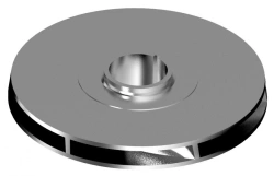 Working wheel, floating, MT5A-80/100DP, shaft 17 mm, short hub thickened, Niresist / IMPELLER: FL, MT5A-80/100DP, 17 MM,