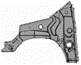 Left inner window mudguard, item #9673547580