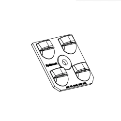 Lens for LED luminaires AMT-ST-40x40-3535-PFA