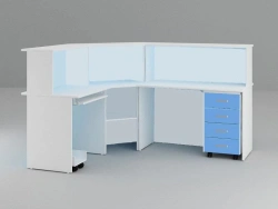 Table with superstructure (reception desk)