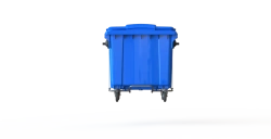 Mobile waste bin 1100l Art.29.C19 (20.807.1.60.PE; 21.056.60.PE)