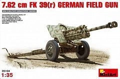 Assembled model German Field Cannon 7,62 cm