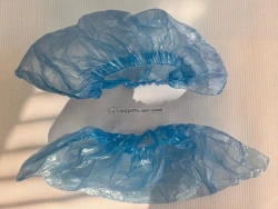 Medical non-sterile shoe covers "STANDARD", colour blue, 1000 pairs, in Euro-blocks according to TU 32.50.50-001-45266304-2022