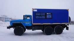 Special shift truck on URAL 4320-1151-61, 4320-1151-63, 4320-1151-71, 4320-1151-73, 4320-1151-75 chassis. GIRD mark.