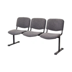 Section for multiple seats upholstered in fabric, non-folding Model: SMNT of "Edelwood" trade mark