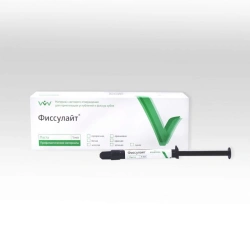 Light-curing material for sealing cavities and fissures of teeth "Fissulait"