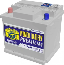 TYUMEN BATTERY 6ST-50LR PREMIUM lead rechargeable starter battery