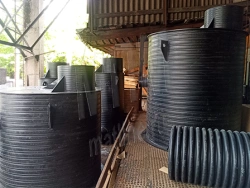 Polymer reinforced MPM-DK well for storm water drainage DN1200-1500