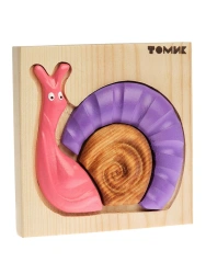 Snail picture puzzles (4 pieces) Item No. 425